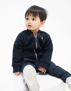 Cardigan réversible marine et rouge bébé garçon