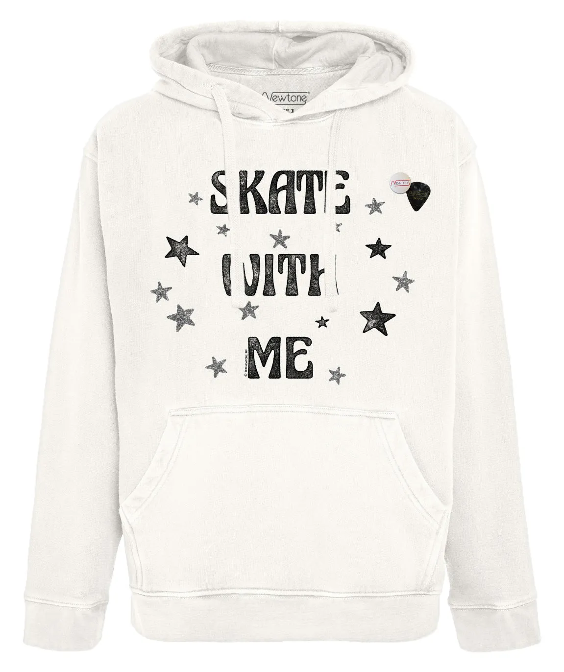Hoodie jagger dirty white SKATE WITH ME