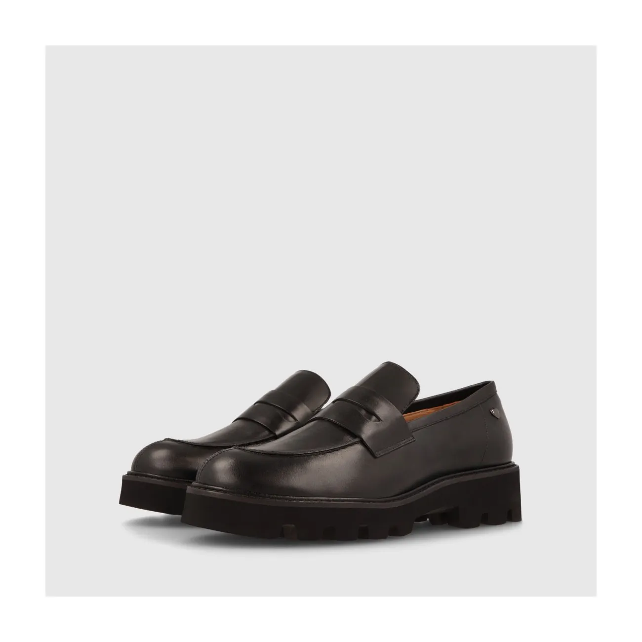 Mocassins en cuir noir pour femme | Chaussures femme LODI en ligne.