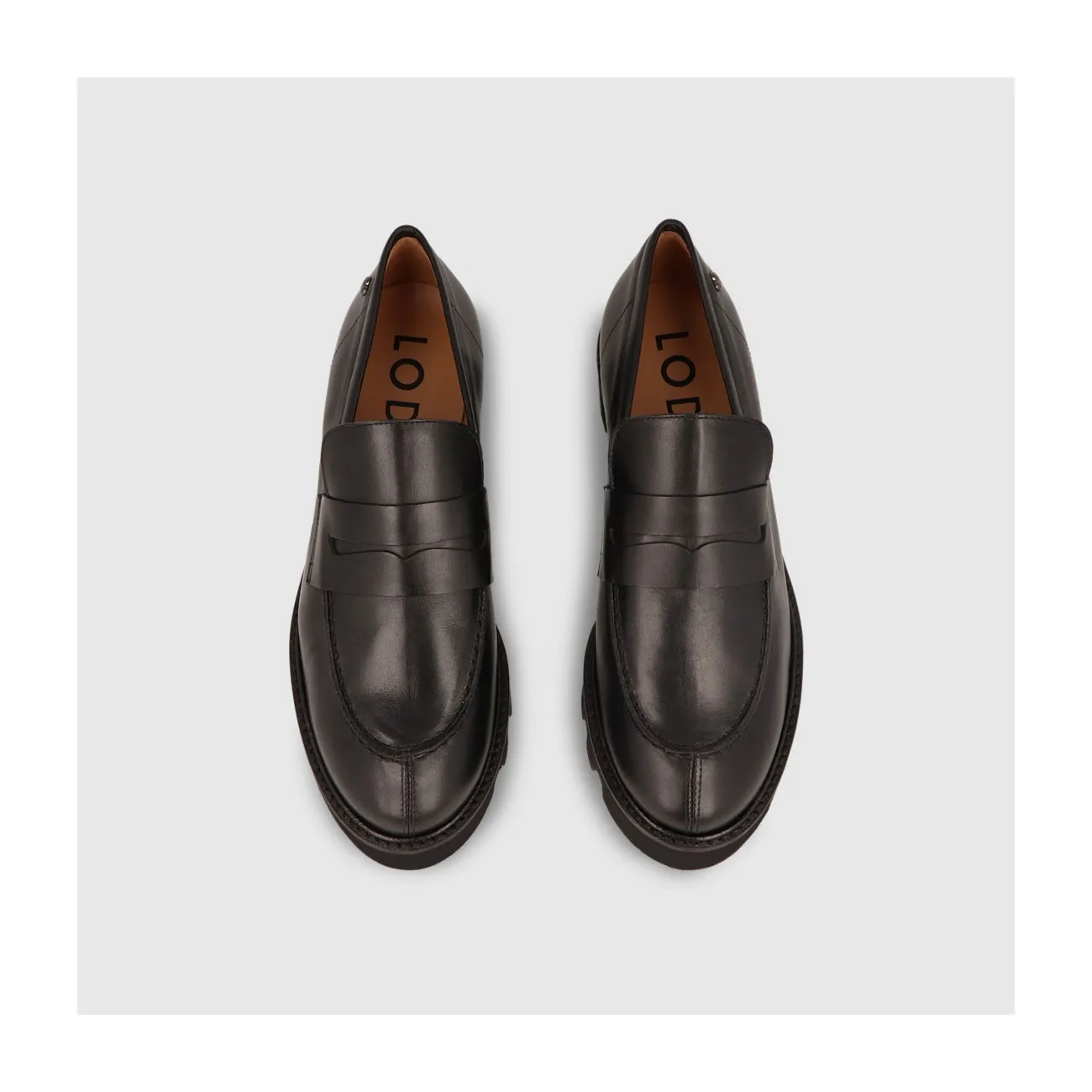 Mocassins en cuir noir pour femme | Chaussures femme LODI en ligne.